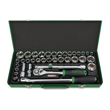 Набор инструмента 1/2" (дюйм+метр.) 38ед. GCAD3803 TOPTUL