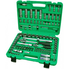 Набір інструментів 1/4" і 1/2" 108 одиниць (12-ти гранний) GCAI108R1 TOPTUL