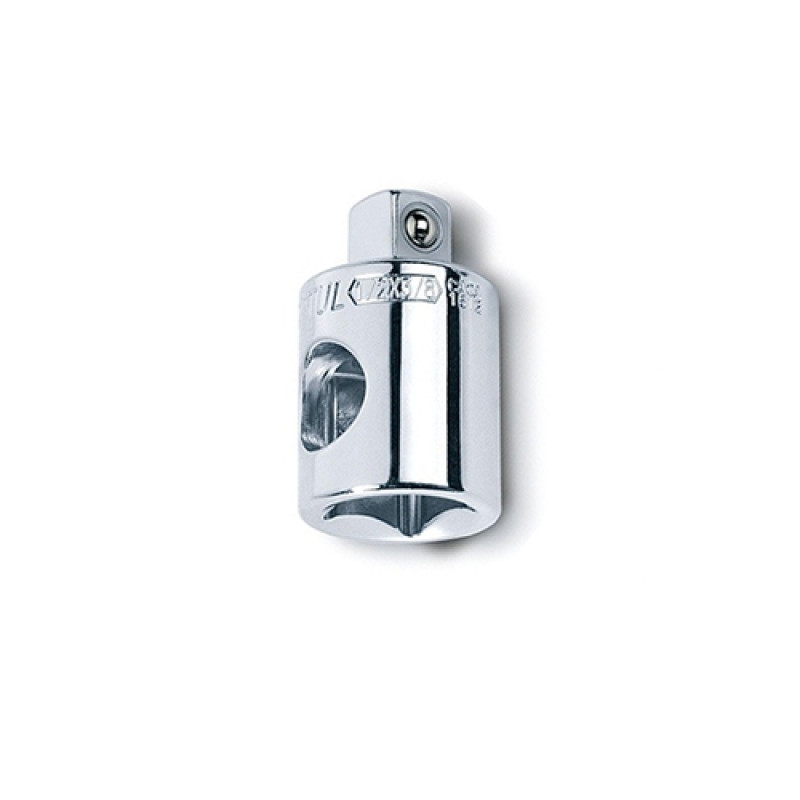Переходник 3/8"х1/4" 28 мм с отверстием CAGA1208 TOPTUL