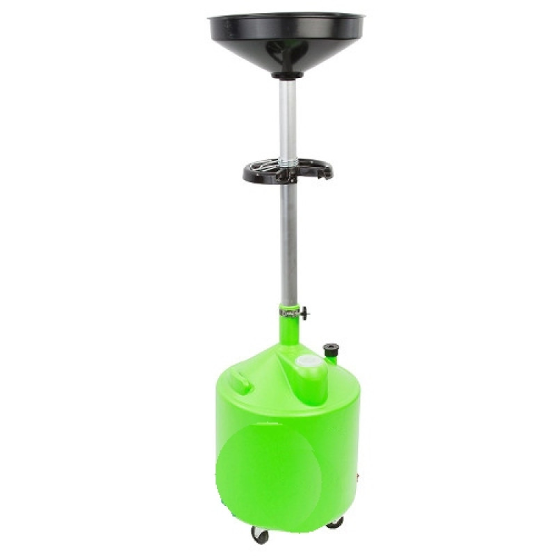 Установка для слива масла пластиковая (75л, GREEN) G.I. KRAFT HDP-75