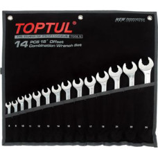 Набір ключів комб. 14 шт. 8-24мм Dynamic GPAQ1402 TOPTUL