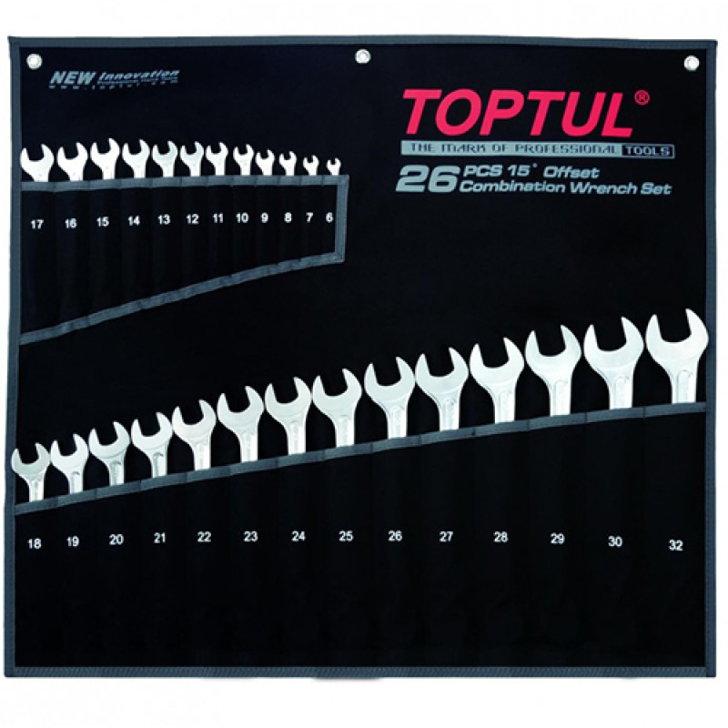 Набор ключей комб. 26 шт. 6-32мм Hi-Performance GPAX2601 TOPTUL