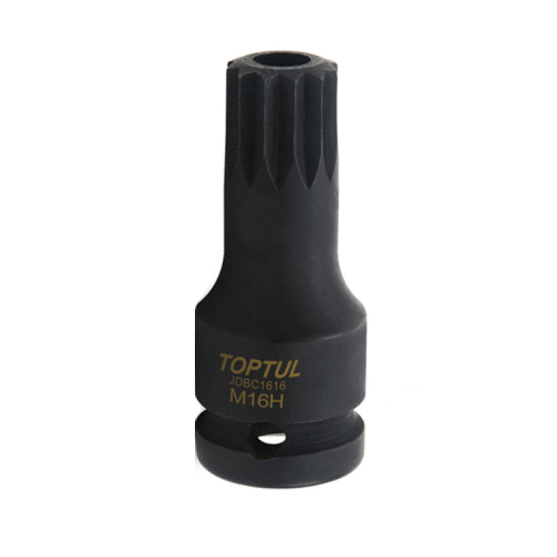 Головка для маслосливной пробки VW, AUDI (M16H) L60mm  TOPTUL JDBC1616