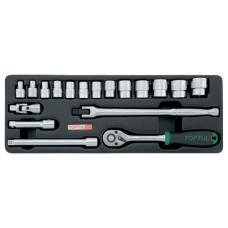 Набор инструмента комбинированный 3/8" GCAT1808 TOPTUL