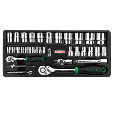 Набор инструмента 1/4" и 1/2" 34ед GCAT3401 TOPTUL