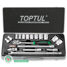 Набір інструменту 1/2" 18од. (6гр.) GCAD1802 TOPTUL