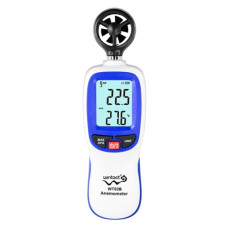 Анемометр, Bluetooth 0,3-30м/с, -10-45°C  WINTACT WT82B