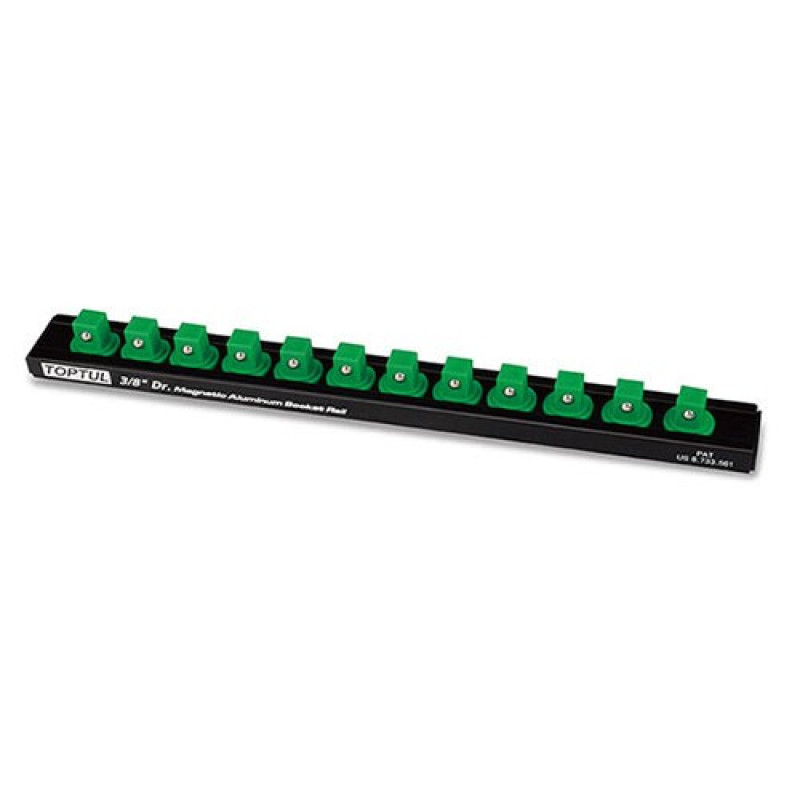 Держатель для головок (планка магнитная) 1/2"*260*10PCS PBKB4B2610 TOPTUL