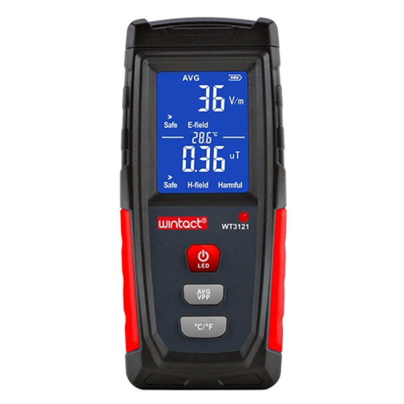 Тестер электромагнитного излучения (1-1999В/м, 0,01-99,99μt)  WINTACT WT3121