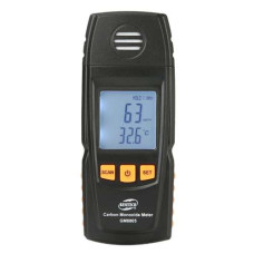 Детектор чадного газу CO+термометр (0-1000 ppm, 0-50 ° C) BENETECH GM8805