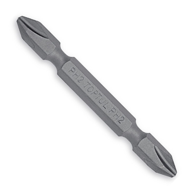 Насадка 1/4" двухсторонняя PH2хPH2 L65мм FKPH0202U TOPTUL