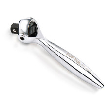 Трещотка 1/4" с шарниром (180°) 90 зубцов мини 95мм CHKX0810 TOPTUL