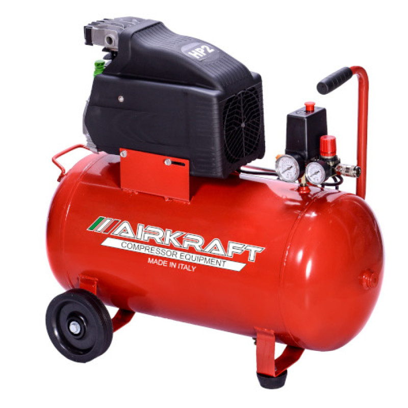Компрессор поршневой Vрес=50л 170л/мин  220V AIRKRAFT AK50-170-ITALY