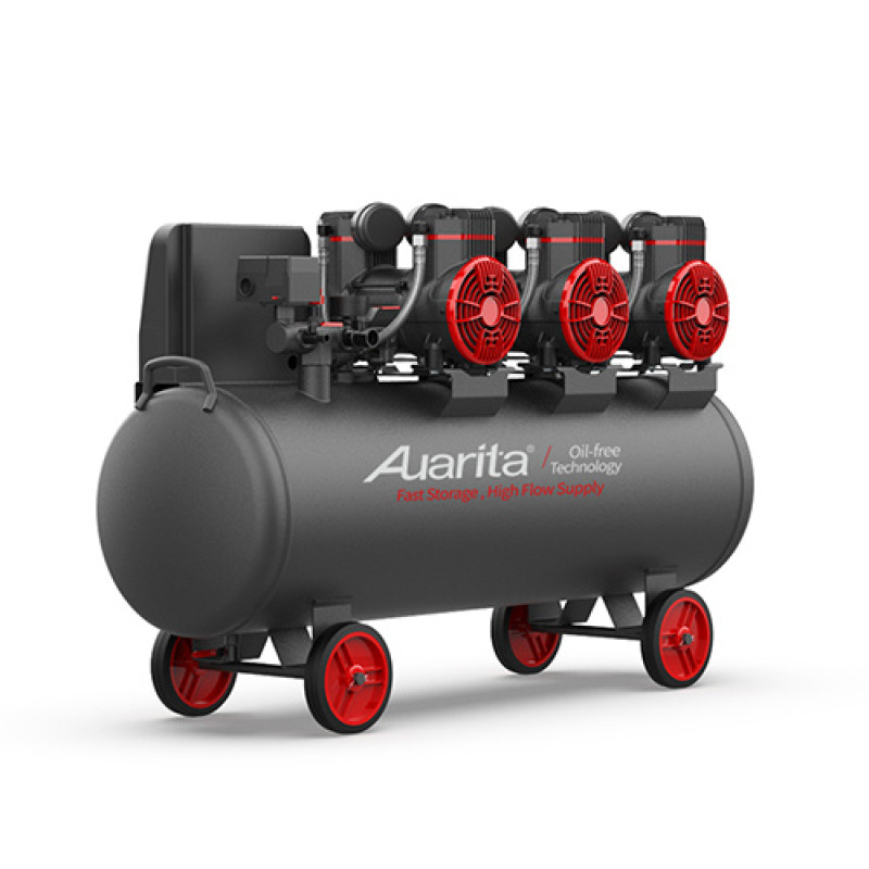 Компресор безмасляний поршневий 100л 220В  AUARITA 2-1450X3F100-220
