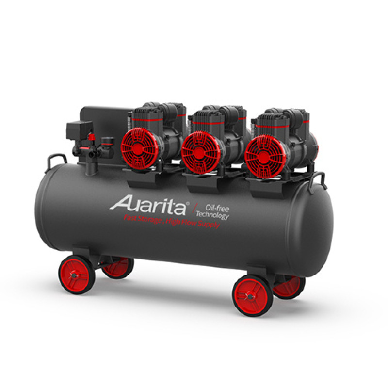 Компресор безмасляний поршневий 100л 220В  AUARITA 2-1450X3F100-220