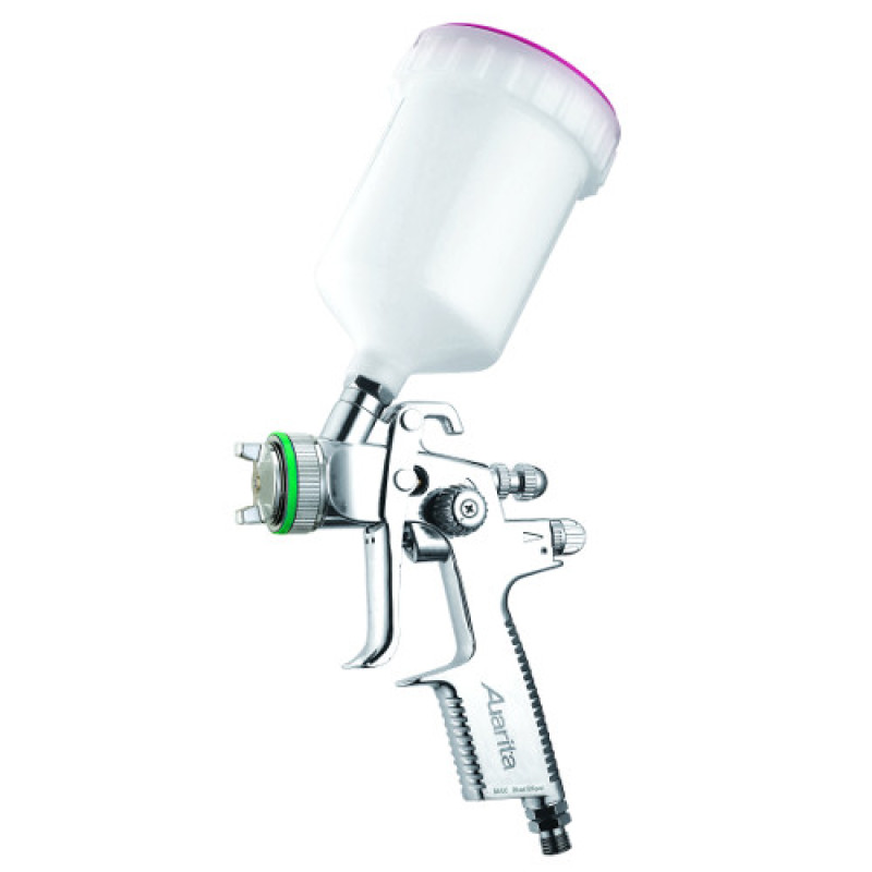 Краскопульт пневматический HVLP верх.пласт.бачок 600мл, форсунка-1,8мм  AUARITA ST-3000-1.8