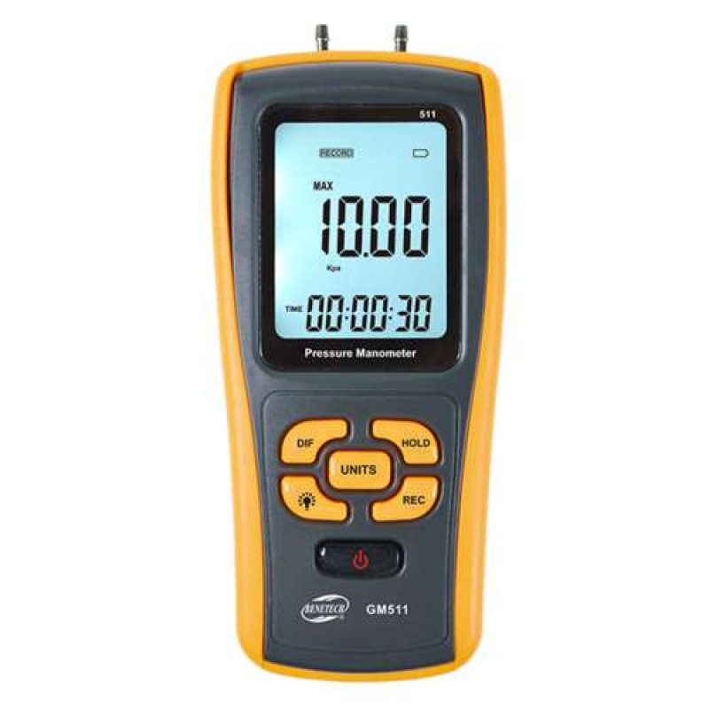 Диференціальний мікроманометр USB, ±10 кПа BENETECH GM511