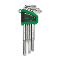 Набір Г-обр. ключів TORX T10-T50 9од. довгих (GAAL0914) TOPTUL GSN-09LS
