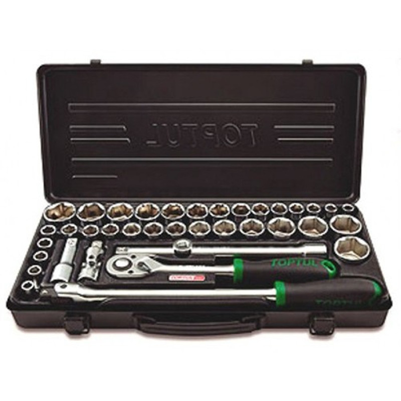 Набор инструмента 1/2" (дюйм+метр.) 38ед. GBB38190 TOPTUL