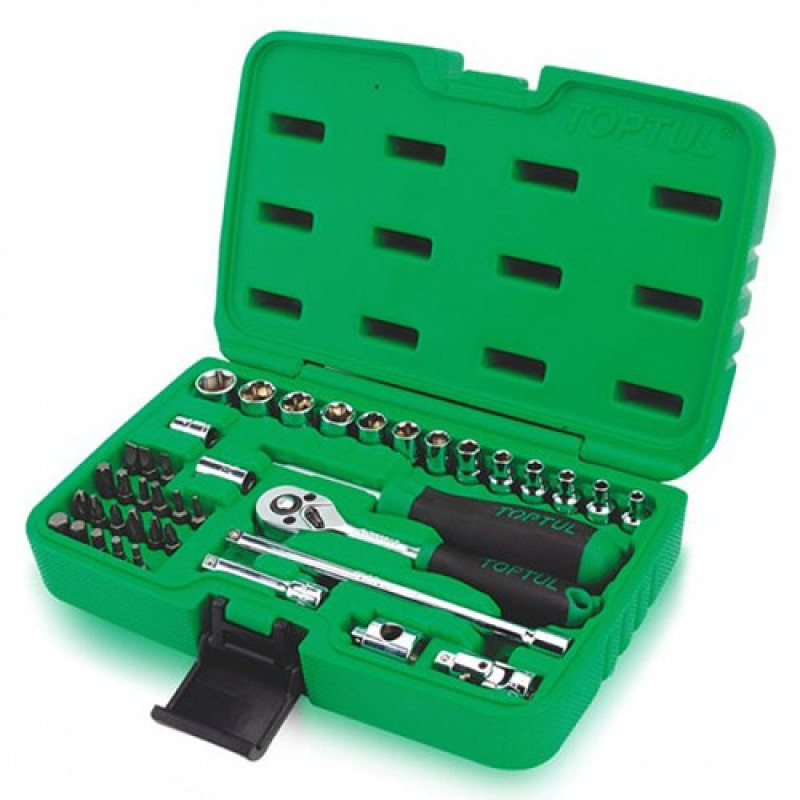 Набор инструмента 1/4" 41ед. GCAI4102 TOPTUL