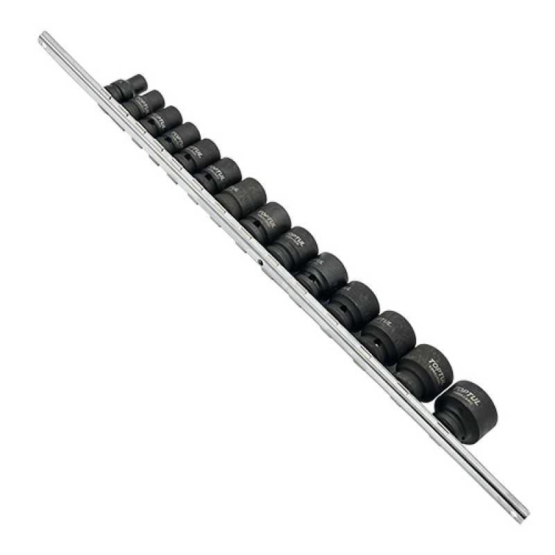 Набор головок ударных дюймовых 1/2" 3/8...1-1/4 14ед. (на планке) GBAQ1401D TOPTUL