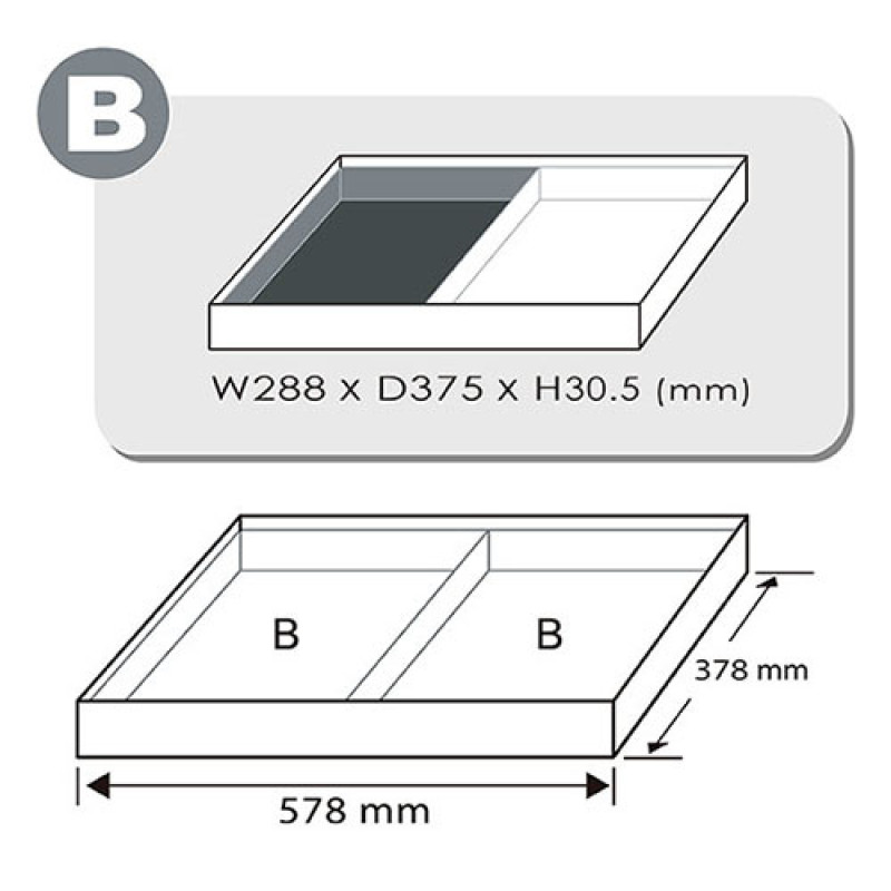 Набір ударних головок 1/2" 8-32мм 29од. (в ложементі, тип В) GEB2902 TOPTUL