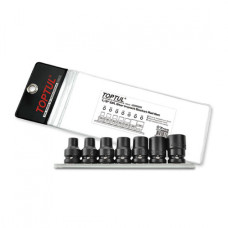 Набір головок ударних TORX 1/2" E10-E24 7од. (зірка Давида) GDAG0701 TOPTUL