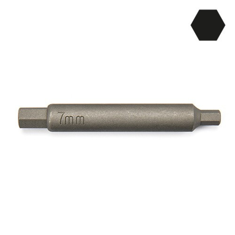 Насадка для розбирання стояків L100мм HEX 7мм TOPTUL JEAW0307