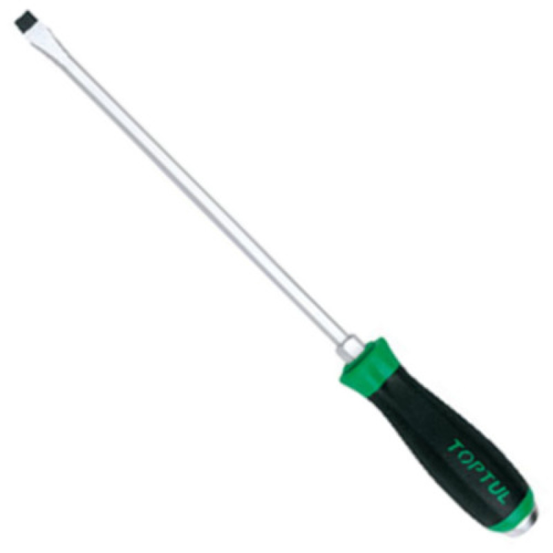 Отвертка шлицевая  10.0 x 250mm (с шестигранником ударная) TOPTUL FALB1025