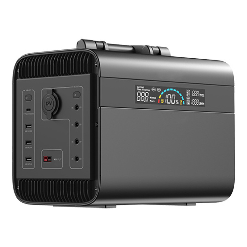 Портативна зарядна станція 1000W/2000W(Max) LiFePO4, 220V, 896Wh, 22.4V/40Ah (280 000mAh/3.7V) PROTESTER PRO-PS1000D