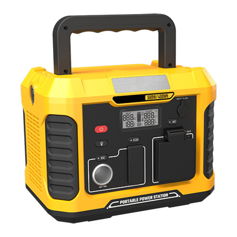Портативна зарядна станція 500W/1000W(Max), 220V, 400Wh, 22.2V/18Ah (108 000mAh/3.7V) PROTESTER PRO-PS500B