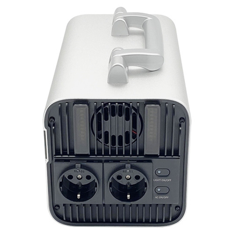Портативна зарядна станція 600W/1000W(Max), 220V, 577.2Wh, 14.8V/39Ah (156 000mAh/3.7V) PROTESTER PRO-PS600D