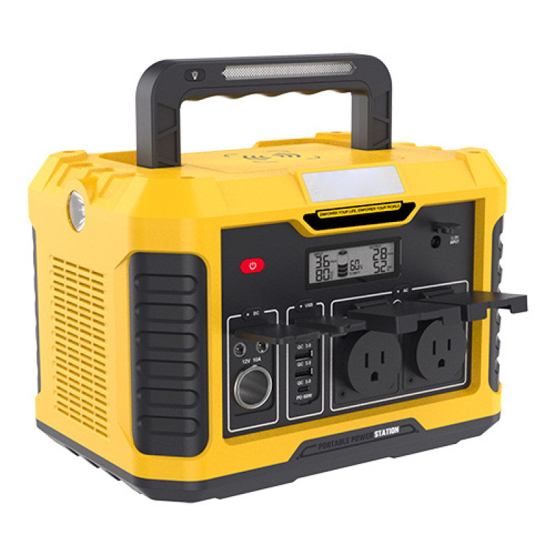 Портативна зарядна станція 600W/1200W(Max), 220V, 634Wh, 22.2V/28.6Ah (171 600mAh/3.7V) PROTESTER PRO-PS650B