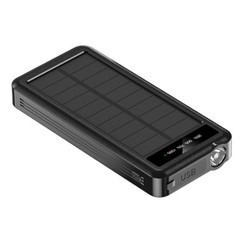 Повербанк 10000 mAh із сонячною панеллю PROTESTER PRO-S10