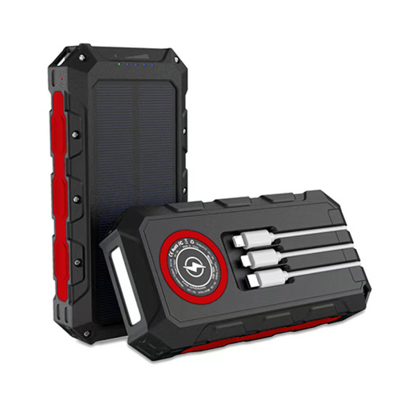 Повербанк 30000 mAh з сонячною панеллю QC3.0 PROTESTER PRO-S30