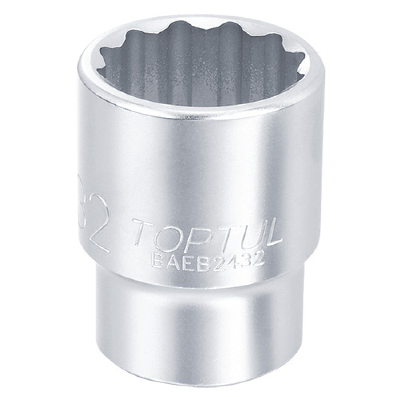 Головка торцевая 1/4" 10мм 12-гранная BAEB0810 TOPTUL