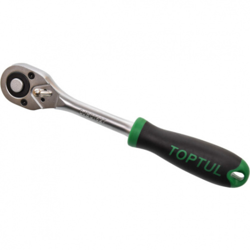Трещотка 1/2" 24 зубца (резиновая ручка) 270мм CJBC1627 TOPTUL