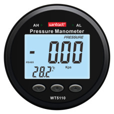 Цифровой дифференциальный манометр, интерфейс RS485, ±50 кПа  WINTACT WT5110-50KPA