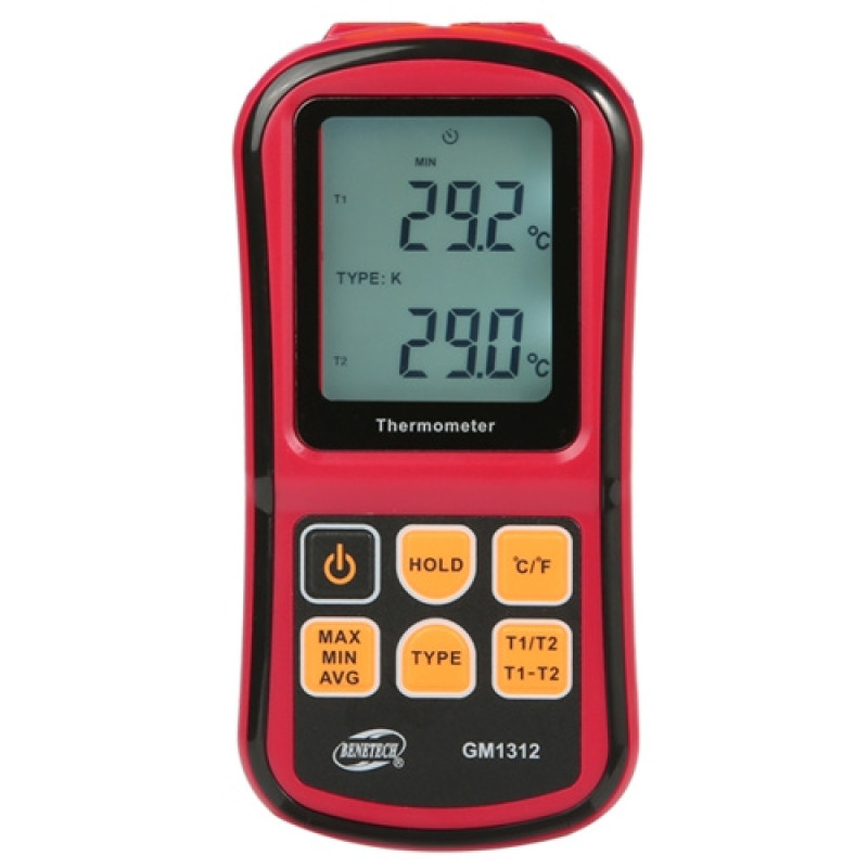 Термопарный термометр -250-1767°C  BENETECH GM1312