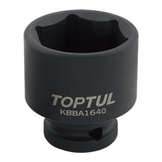 Головка торцевая ударная 1/2" дюймовая 1-1/4" KBBA1640 TOPTUL
