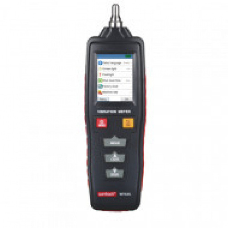 Виброметр с функцией измерения частоты, цветной дисплей  WINTACT WT63C