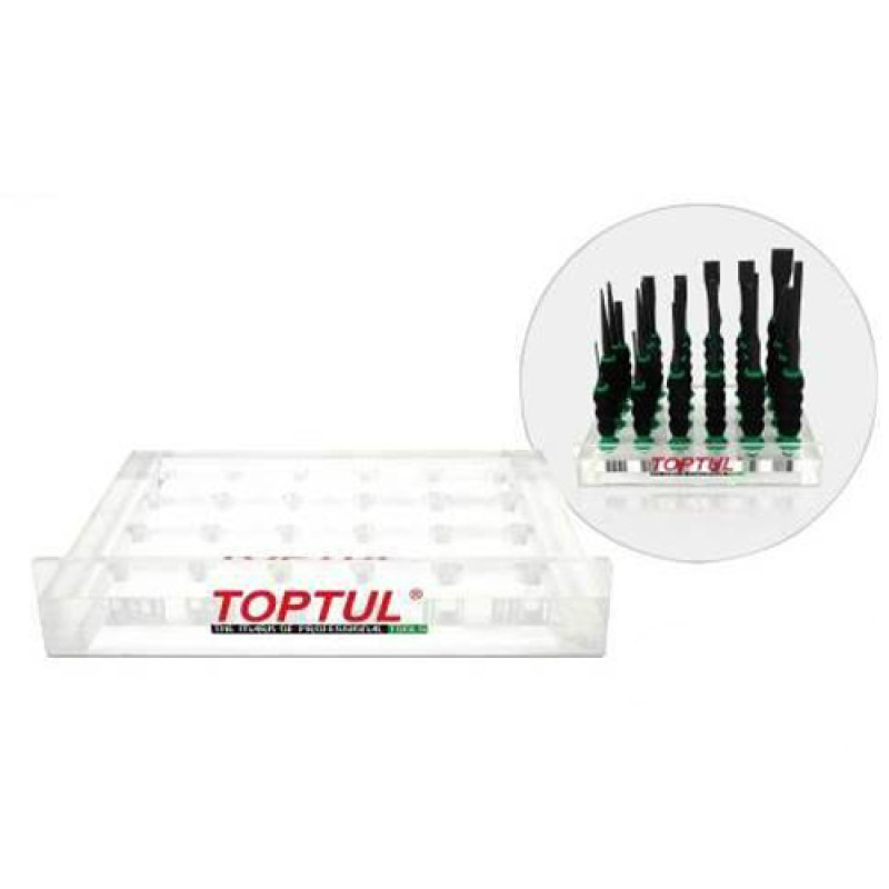 Полка выставочная для выколоток и зубил  TOPTUL TDAK2619