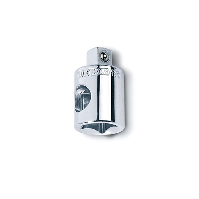 Переходник 3/8"х1/2" 44мм с отверстием CAGA1216 TOPTUL