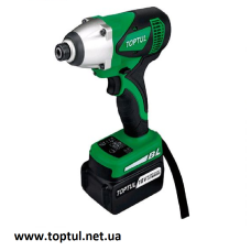 Електрошуруповерт 18V 4.0Ah 400Nm 0-3000об/хв TOPTUL KPBA0840E