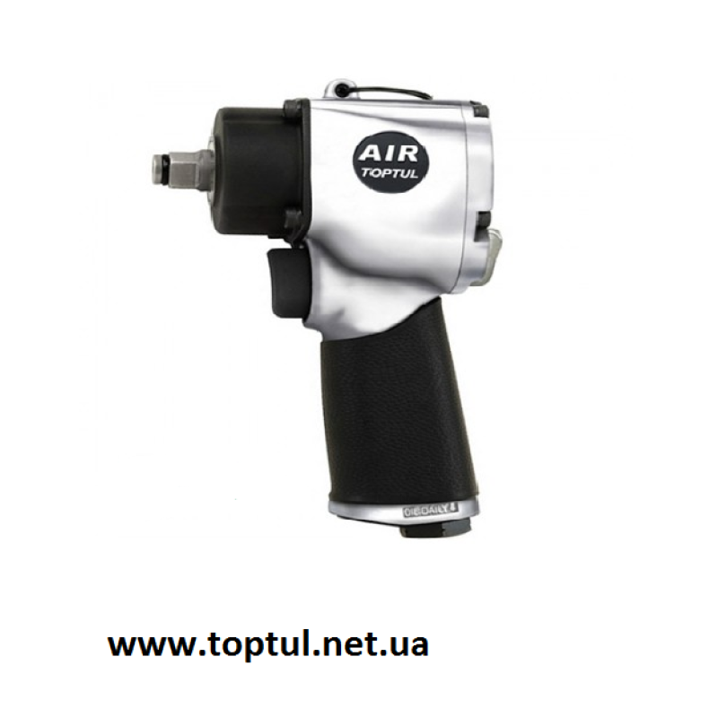 Пневмогайковерт 1/2" 678Нм 9500об/хв супер-короткий KAAQ1650 TOPTUL