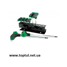 Набір шестигранників з ручкою L-обр. 2-10мм 8од.  TOPTUL GAAX0801
