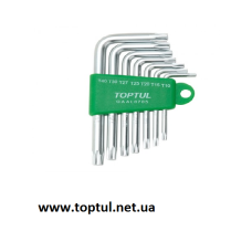 Набір Г-обр. ключів TORX T10-T40 7од.  TOPTUL GAAL0705