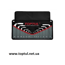 Набір Г-обр.  2-19мм 14од. у чохлі TOPTUL GPAQ1401