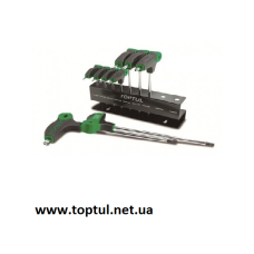 Набір ключів TORX із ручкою L-обр. T10-T50 9од.  TOPTUL GAAX0901