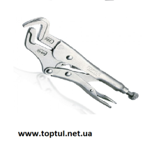 Клещи зажимные с фиксатором 230мм (R - тип) TOPTUL DMAD1A09